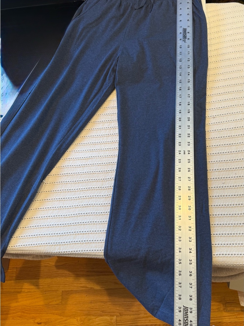 NWOT-PACT ORGANIC LOUNGE WOMEN’S LUXE WIDE LEG PANTS- MEDIUM - Picture 6 of 13